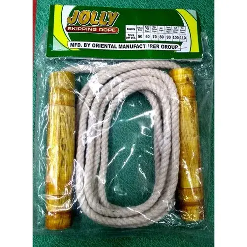 Jolly Skipping Rope with Wooden Handles