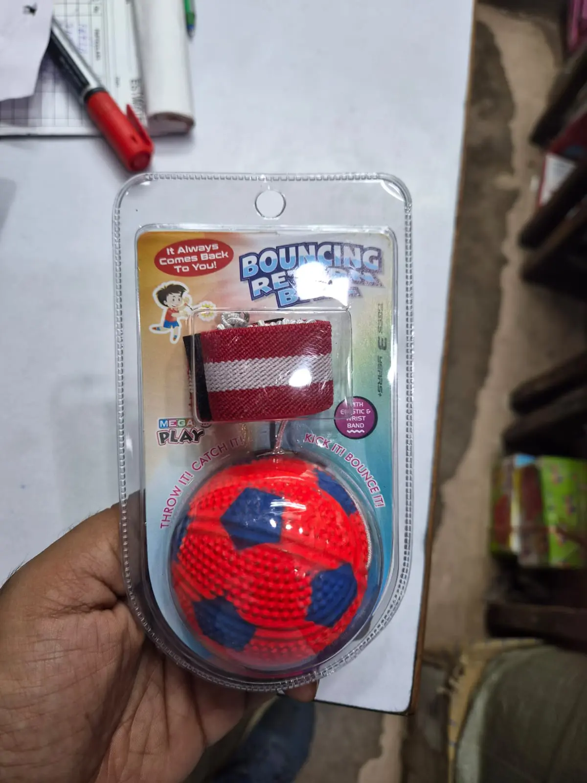 Return ball plastic