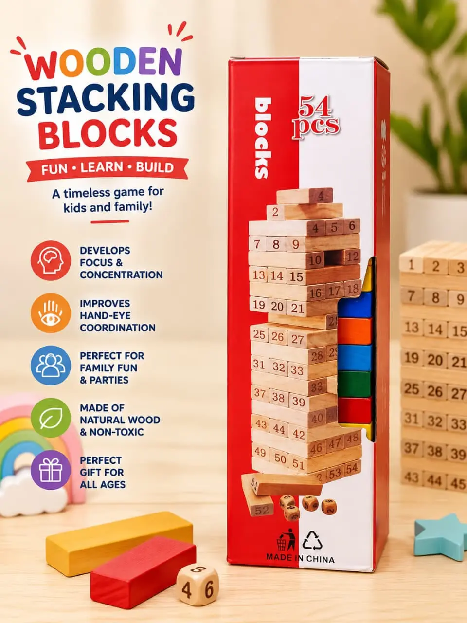 Wooden Zenga color china